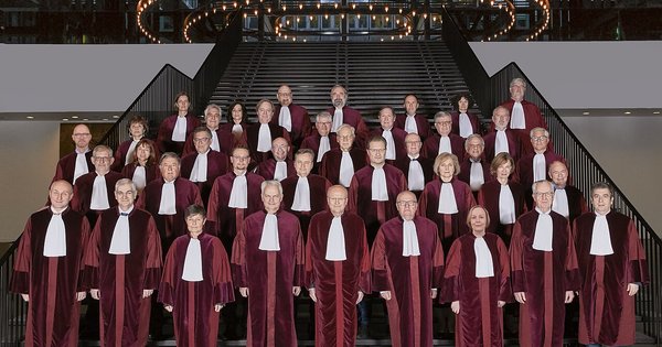 The bench of the Court of Justice of the European Union in Luxembourg