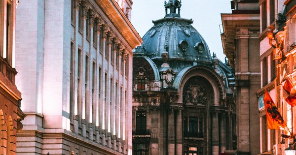 The Palace of the Parliament building in Bucharest, Romania