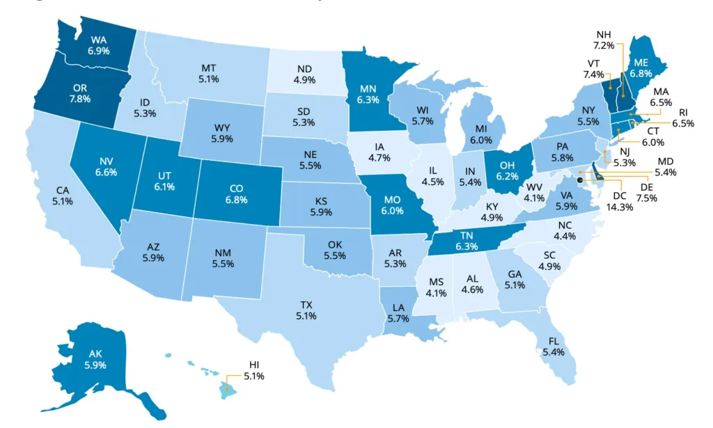 America’s gayest states have been revealed