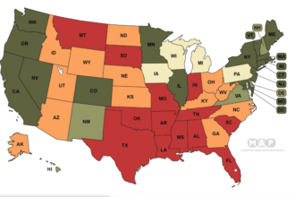 Groundbreaking map shows which US states are the least safe for LGBTQ+ people