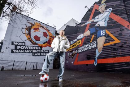 Mural of Lioness Chloe Kelly unveiled in Manchester to recognise her record-breaking penalty