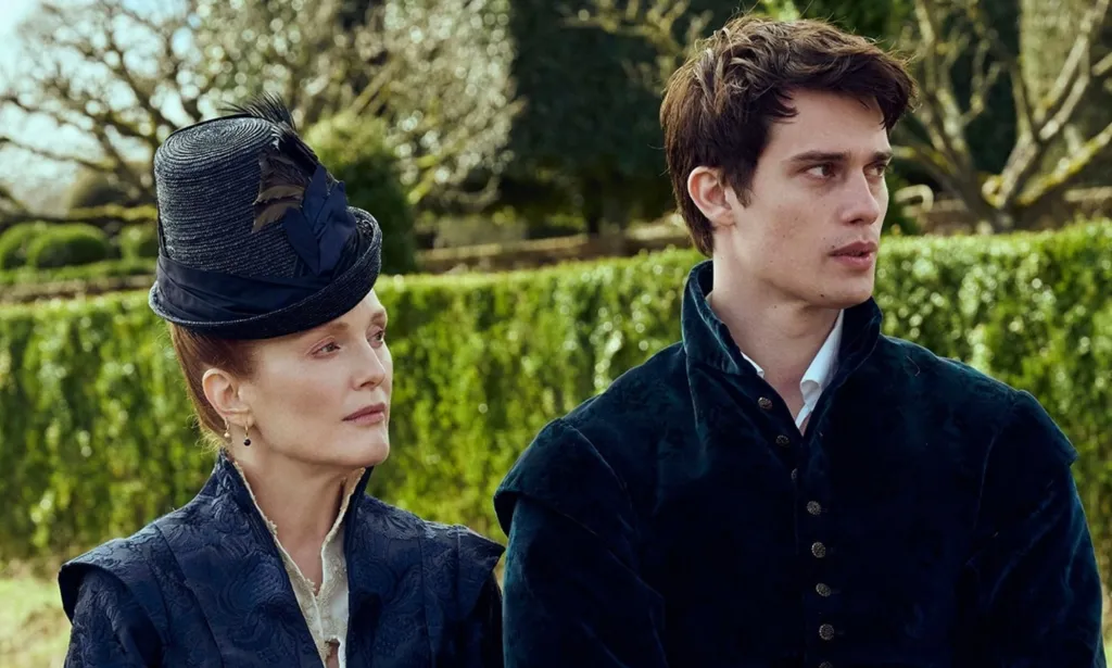 Nicholas Galitzine and Julianne Moore plot gay takeover in new Mary & George trailer