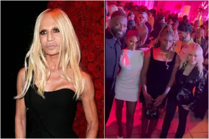 Donatella Versace got stuck in an elevator at an LGBTQ+ event and everyone’s making the same joke