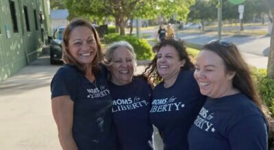 Protestors interrupt a Moms for Liberty’s “fascist” book banning meeting