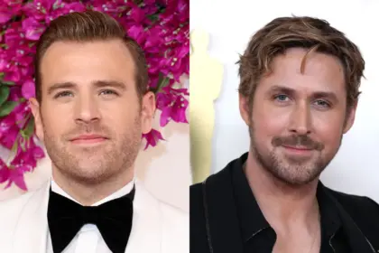 Scott Evans kisses Ryan Gosling during Oscars bold Barbie performance