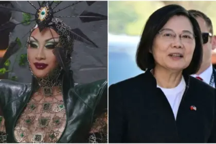 Taiwan’s president congratulates Taiwanese queen Nymphia Wind for winning Drag Race