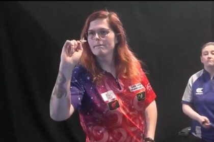 Trans darts star bold response to opponent